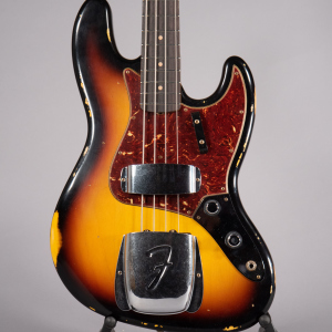 Fender Custom Shop Time Machine 62 Jazz Bass Relic 3 Color Sunburst