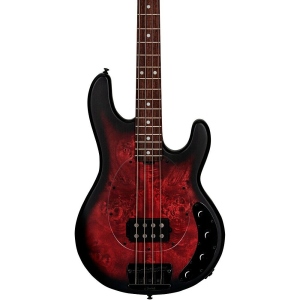 Sterling By Music Man Stingray Ray 34 Dark Scarlet Burst Satin