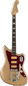 Fender Gold Foil Jazzmaster Tastiera Ebony Shoreline Gold