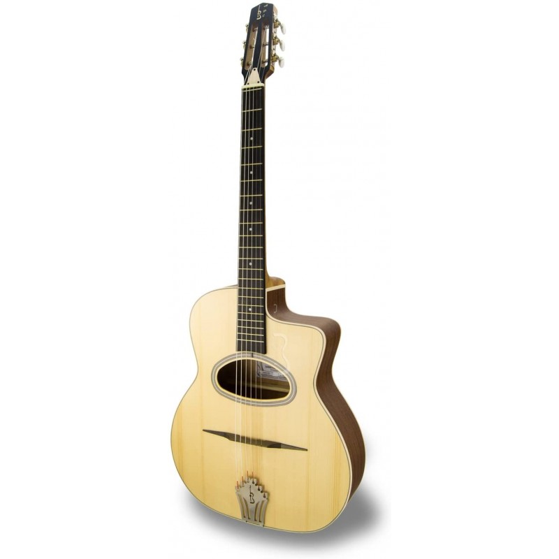 Apc Jmd100 Chitarra Acustica Manouche Naturale Satinata