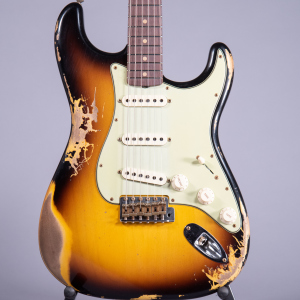Fender Custom Shop 61 Stratocaster Heavy Relic 3 Color Sunburst