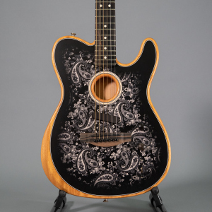 Fender American Acoustasonic Telecaster Black Paisley