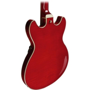 Ibanez As93Fmtcd Transparent Cherry Red