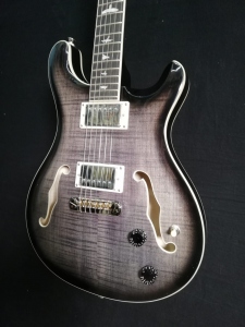 Prs Se Hollowbody Ii Charcoal Burst Chitarra Elettrica