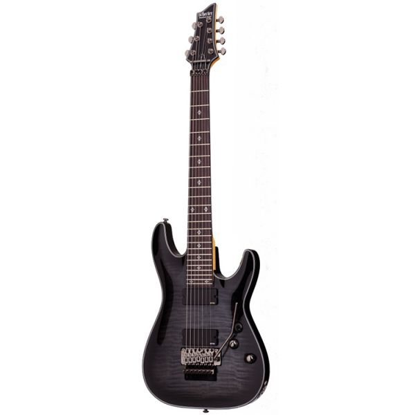 Schecter Damien Elite 7 Fr Trans Black Burst