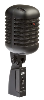 Eikon DM55V2BK Microfono Dinamico Vintage Nero Satinato