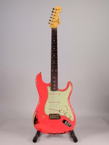 Fender Custom Shop Michael Landau 1963 Stratocaster Fiesta Red over 3C Sunburst