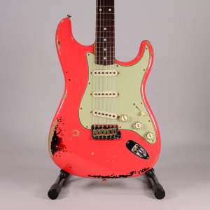 Fender Custom Shop Michael Landau 1963 Stratocaster Fiesta Red over 3C Sunburst