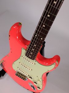 Fender Custom Shop Michael Landau 1963 Stratocaster Fiesta Red over 3C Sunburst