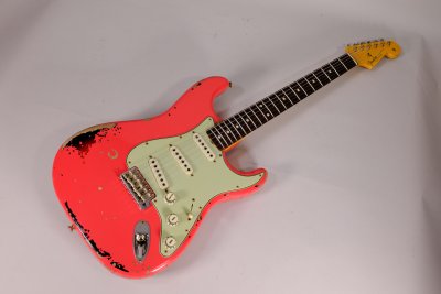 Fender Custom Shop Michael Landau 1963 Stratocaster Fiesta Red over 3C Sunburst