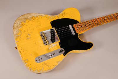 Fender custom shop Limited 53 Telecaster Super Heavy Relic Aged Nocaster Blonde