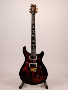 Prs Custom 24 Pattern Thin 10-Top Fire Smokeburst