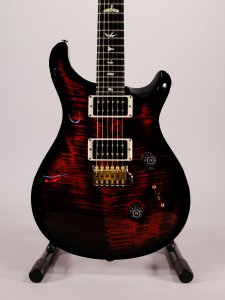 Prs Custom 24 Pattern Thin 10-Top Fire Smokeburst