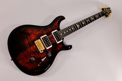 Prs Custom 24 Pattern Thin 10-Top Fire Smokeburst