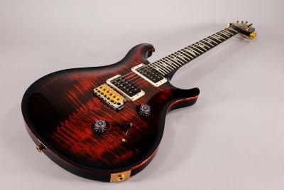 Prs Custom 24 Pattern Thin 10-Top Fire Smokeburst