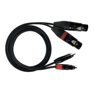 Zzipp Cavo 3M 2X Xlr M / 2X Rca  M