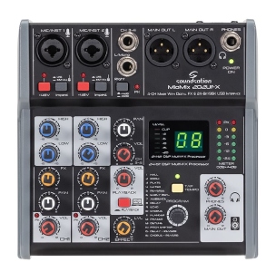 Soundsation Miomix 202Ufx Mixer Audio Professionale