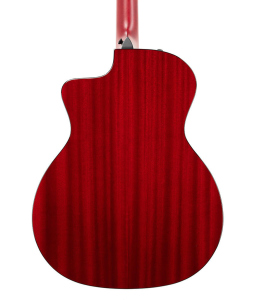 Taylor 224Ce Dlx Ltd Transparent Red