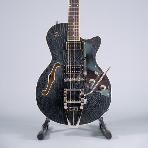 Duesenberg Starplayer Tv Semi Hollow Ecopelle Coccodrillo su Body e Paletta