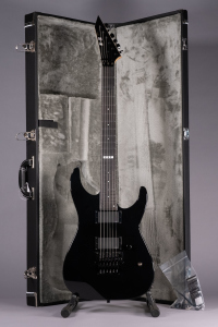 Esp EII MII Neck Thru Black con Astuccio