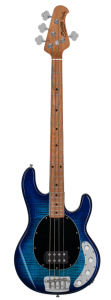 Sterling By Music Man Stingray Ray 34 Flame Maple Top Neptune Blue