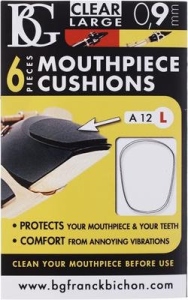 Bg A12L Mouthpiece cushions 0,9 Mm Clear (6 Pcs)