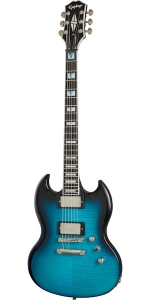 Epiphone Sg Prophecy Blue Tiger Aged Gloss