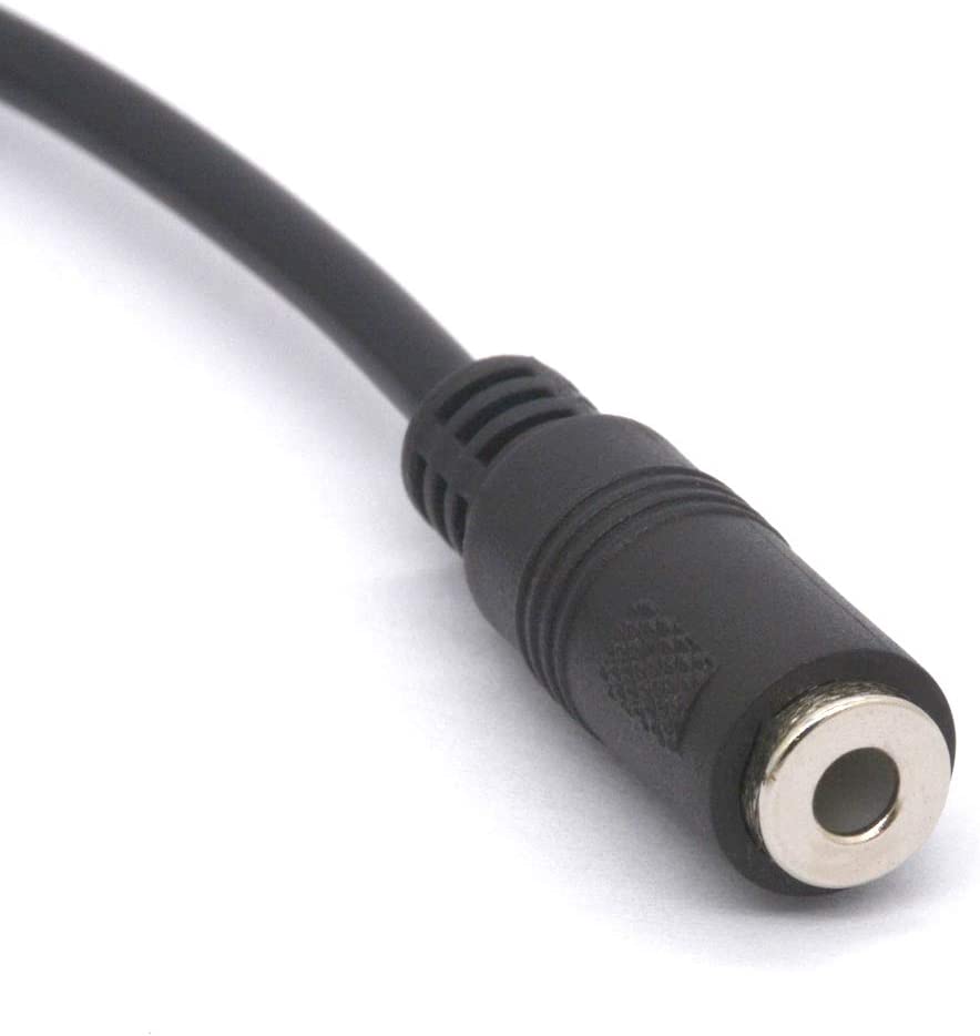 Quik Lok Cavo Adattatore Mini Jack TRS 3.5 e Midi DIN 5 Poli Femmina