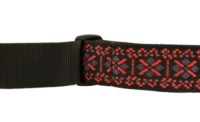 Fender Tracolla  Pasadena Woven Strap 2' Lattice Red