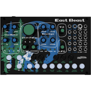 Cre8audio East Beast Fully Analog East Coast Style Semi-Modular Synthesizer