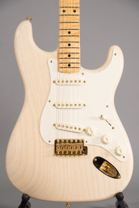 Fender Custom Shop 1957 Stratocaster Nos Gold Hw Aged White Blonde