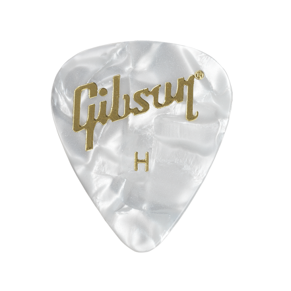 Gibson Aprt12-74H Pearloid Picks Thin  12 pcs