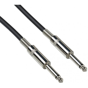 Bespeco Bs300 Instrument cable Basic series made with two 6,3 mm mono jacks. Length 3 m.