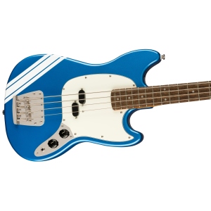 Squier Classic Vibe 60 Competition Mustang Bass Lake Placid Blue with Stripes