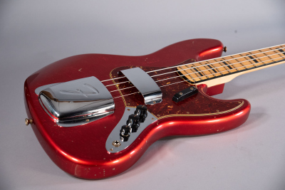 Fender Custom Shop 1968 Jazz Bass Journeyman Relic Mn Aged Candy Apple Red