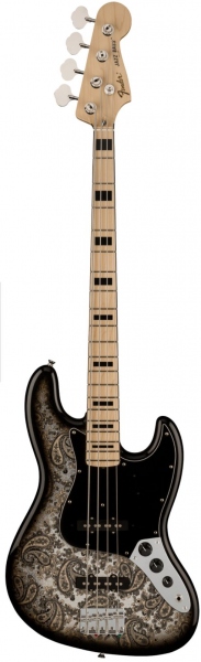 Fender Limited Edition Made In Japan Jazz Bass Black Paisley