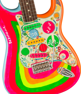 Fender George Harrison Rocky Stratocaster Rw Hand Painted Rocky Artwork