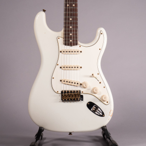 Fender CustomShop 63Stratocaster Jrn Relic MasterBuilt Galuszka AgedOlympicWhite