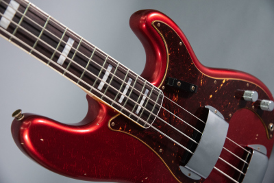 Fender Limited Custom Shop Precision Jazz Bass Rw Aged Candy Apple Red