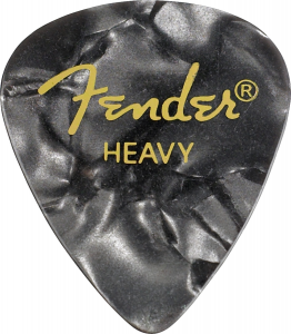 Fender Plettri 351 Black Moto Heavy Pack 12 Pz