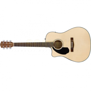 Fender Cd60sce Dread Lh Natural Wn Chitarra Acustica Mancina