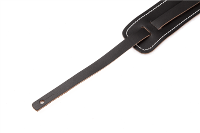 FENDER STANDARD VINTAGE STRAP, BLACK, LEATHER 