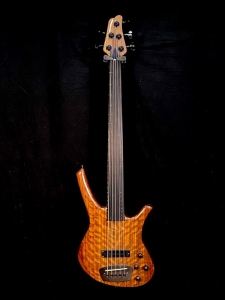 Jacaranda JDF Fretless Basso Elettrico Usato 5 Corde