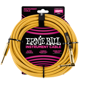 Ernie Ball 6070 Braided Cable Gold