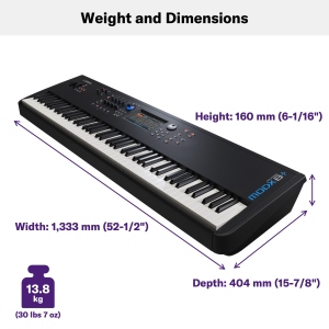 Yamaha Modx8 Plus Tastiera Synth 88 Tasti