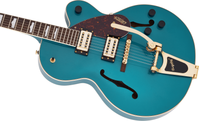 Gretsch G2410TG Streamliner Hollow Body con Bigsby Single Cut Ocean Turquoise