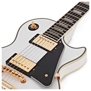 Epiphone Les Paul Custom Alpine White Chitarra Elettrica