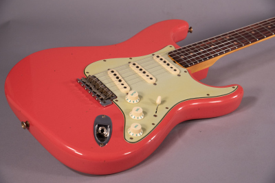 Fender 64 Stratocaster Journeyman Relic Faded Aged Fiesta Red    