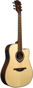 Lag Thv20Dce  Natural Acousti Guitar with Hyvibe System