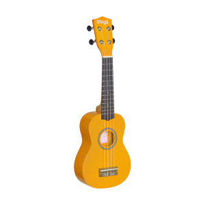 Stagg Soprano ukulele in black nylon gigbag